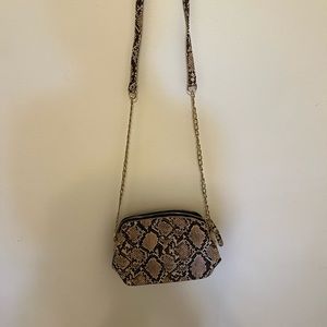 Never used snake skin bag